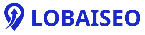 Lobaiseo text Logo blue